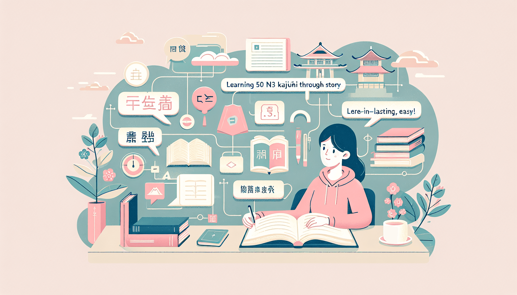 Học 50 Hán Tự N3 Bằng Truyện: Nhớ Lâu, Dễ Dàng!