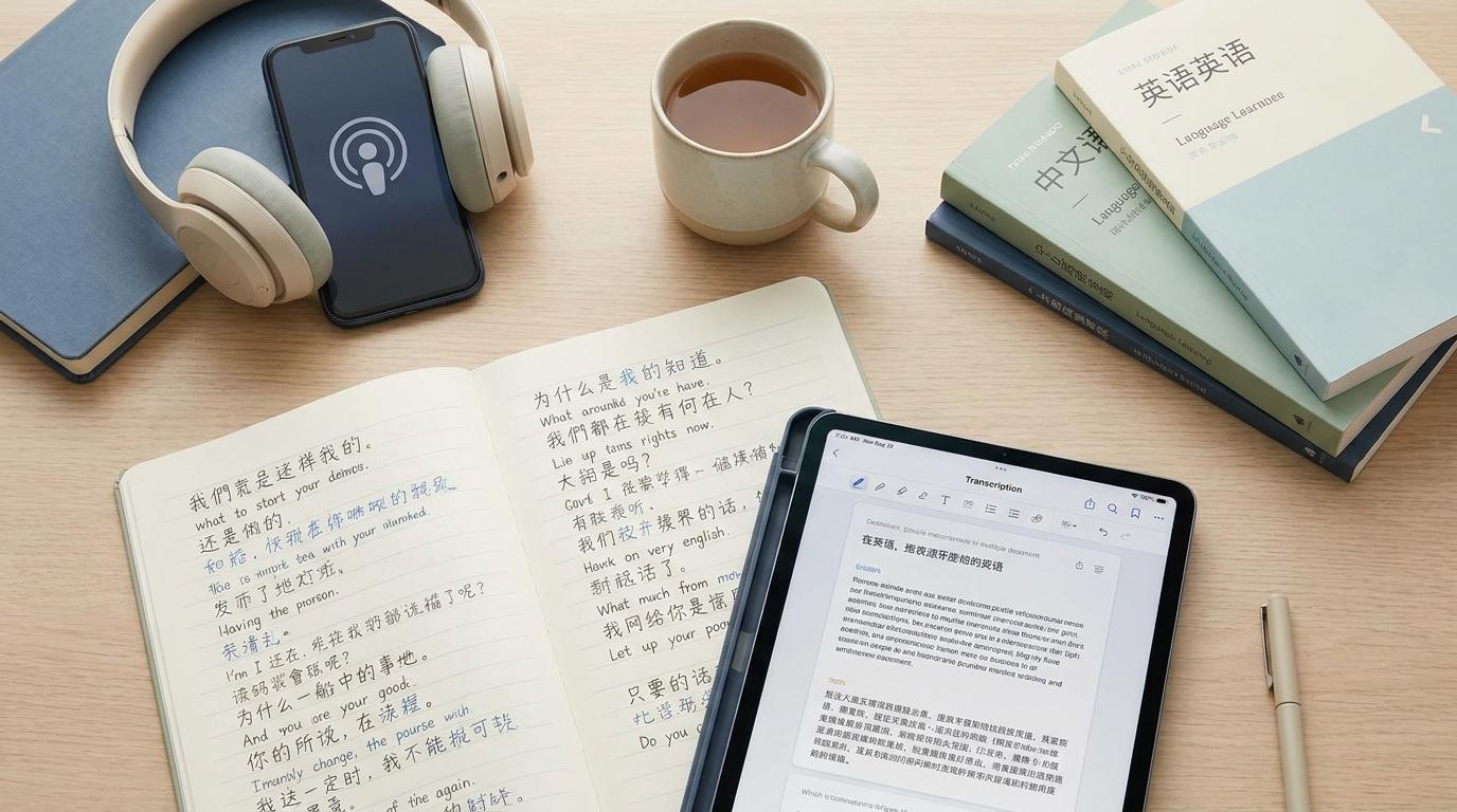 Chinh phục HSK 4-5 với chiến thuật Dictation từ Podcast
