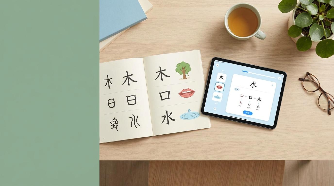 Học chữ Hán tiếng Trung qua bộ thủ và hình ảnh dễ nhớ