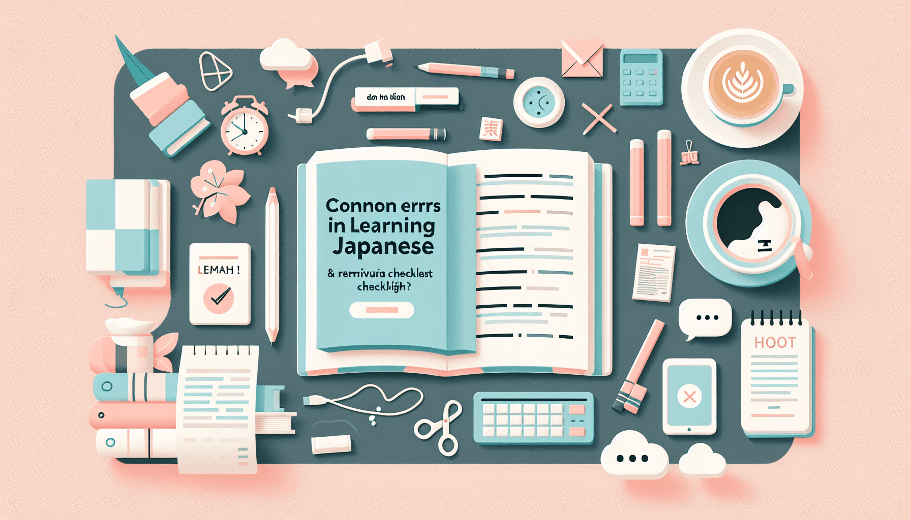 Lỗi thường gặp khi học tiếng Nhật & Checklist khắc phục