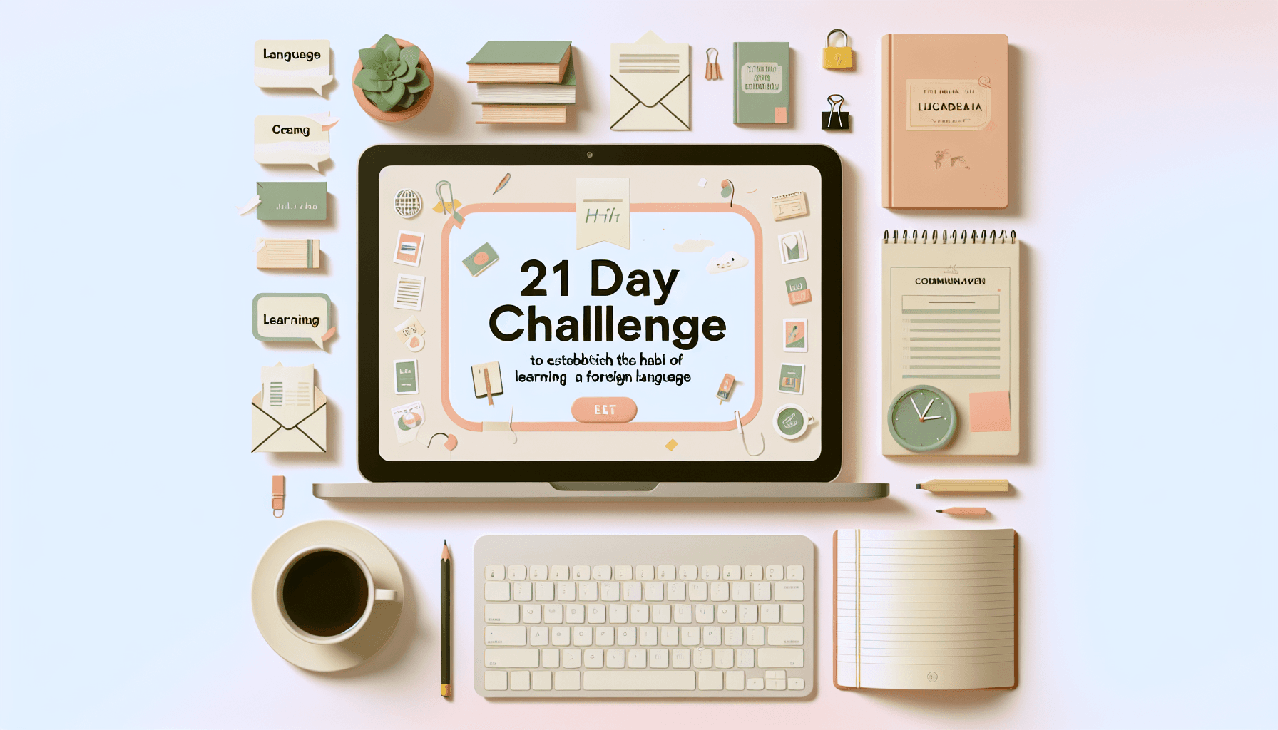 Học Ngoại Ngữ: Thử Thách 21 Ngày Tạo Thói Quen!