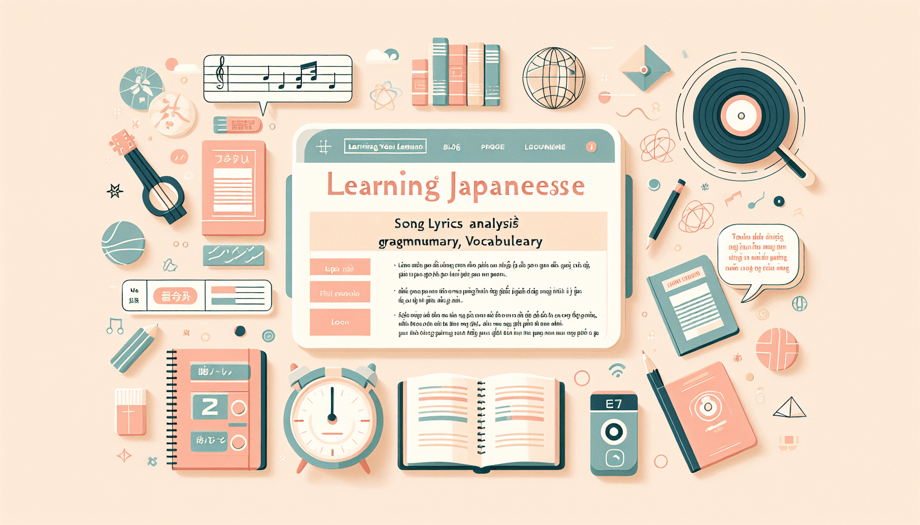 Học tiếng Nhật qua J-Pop: Phân tích lời bài hát (Văn phạm, Từ vựng)