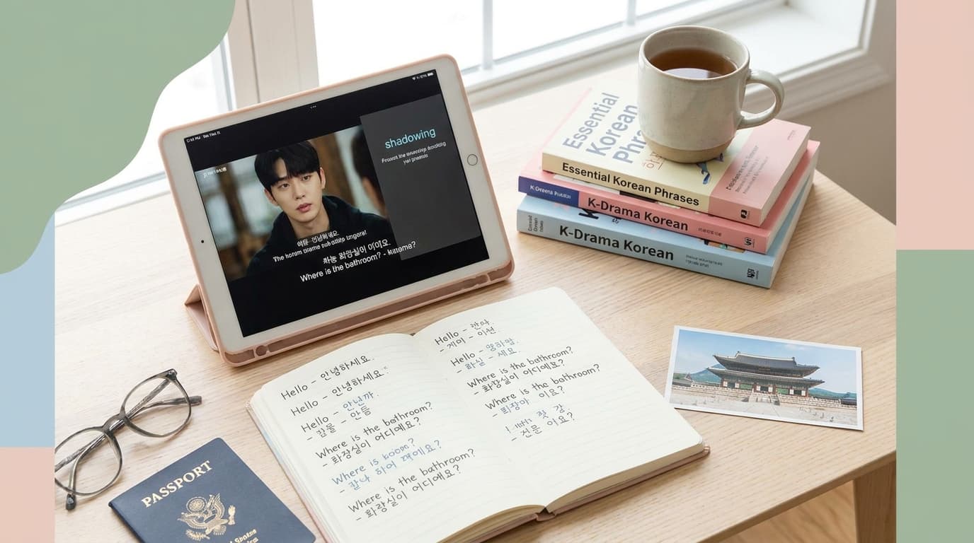Learn Korean for Travel: Essential Phrases & K-Drama Shadowing