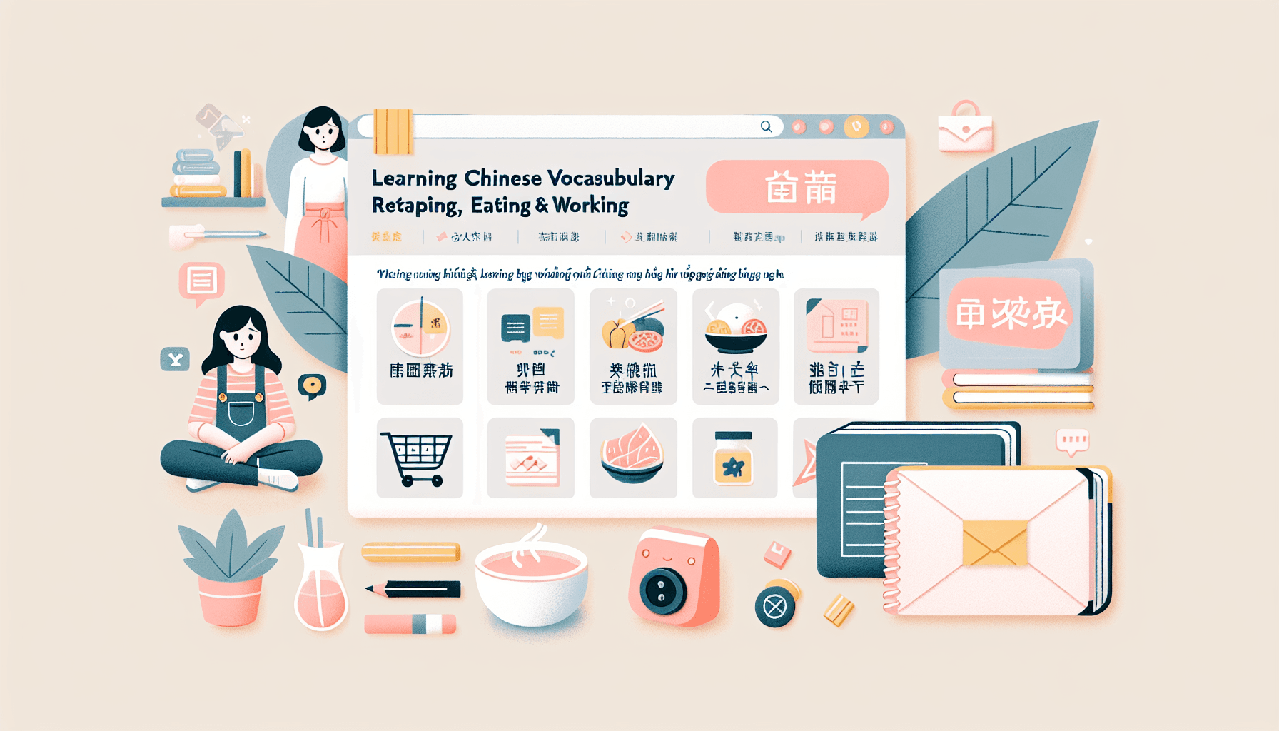 Từ Vựng Tiếng Trung Chủ Đề Mua Sắm, Ăn Uống & Công Việc