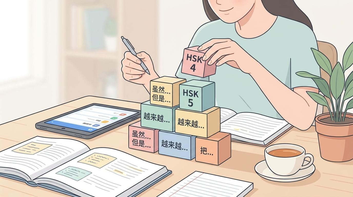 Cách học ngữ pháp HSK 4-5 siêu tốc nhờ phương pháp Chunking