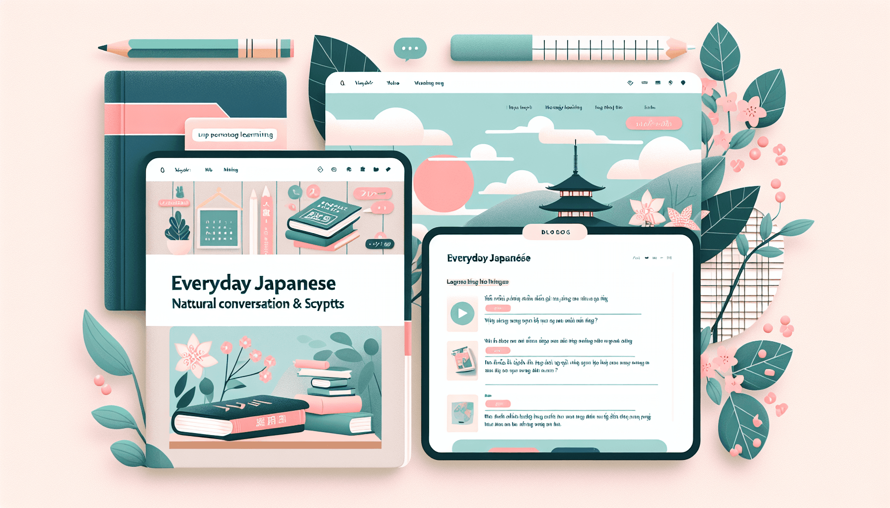 Tiếng Nhật Đời Thường: Hội thoại tự nhiên & Scripts