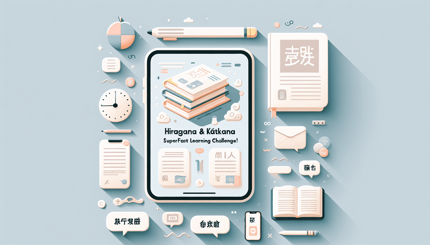 Chinh phục Hiragana & Katakana trong 7 ngày! Thử thách học siêu tốc