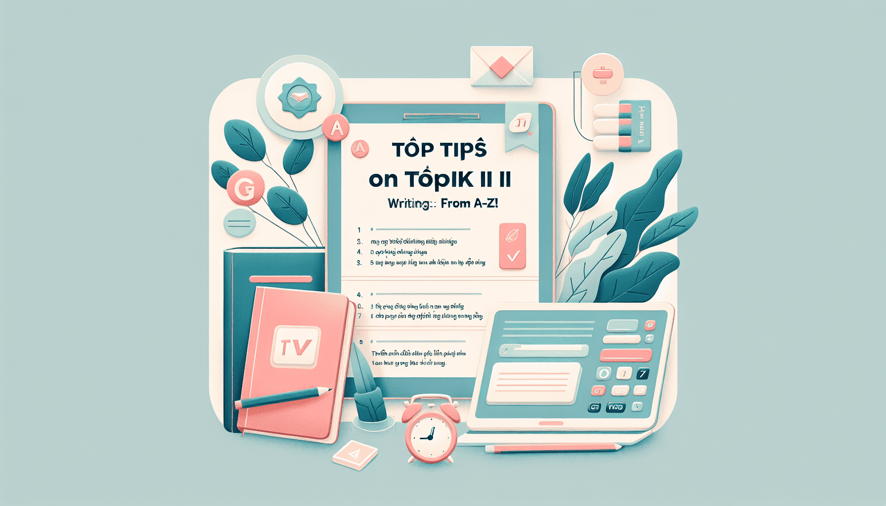 Bí Kíp Đạt Điểm Cao TOPIK II Writing: Từ A-Z!