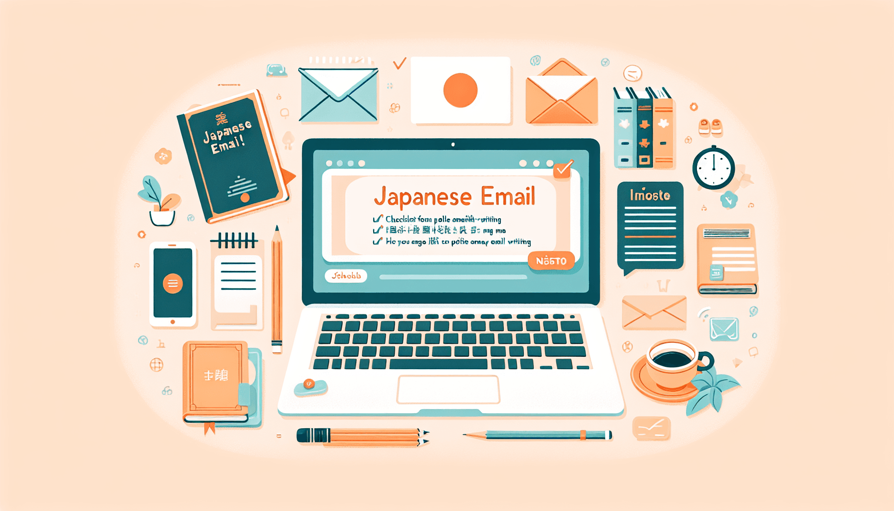 Email tiếng Nhật: Checklist viết email KHÔNG thất lễ!