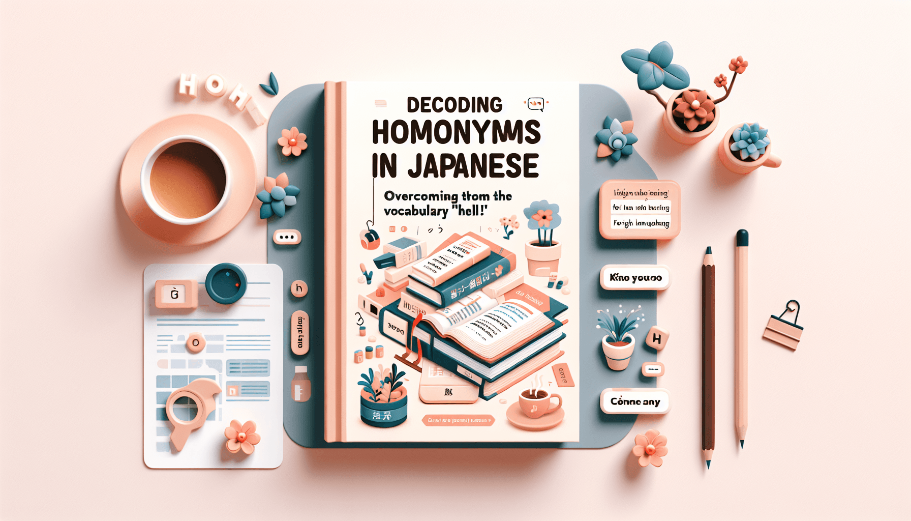 Giải Mã Đồng Âm Tiếng Nhật: Vượt Qua "Địa Ngục" Từ Vựng!