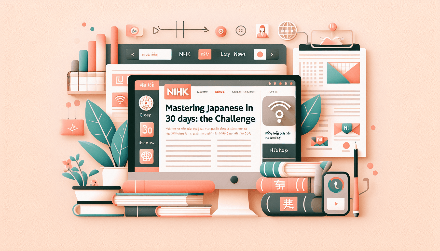 Thách thức đọc NHK Easy News: Giỏi tiếng Nhật sau 30 ngày!