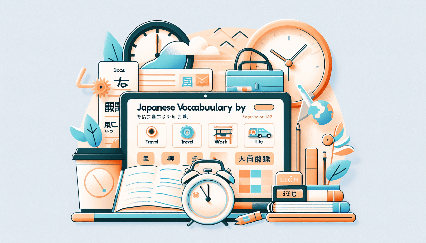 Từ Vựng Tiếng Nhật Theo Chủ Đề: Du Lịch, Công Việc, Cuộc Sống