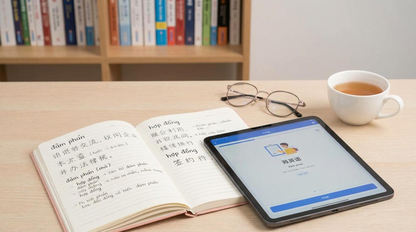 Từ vựng tiếng Trung đàm phán & hợp đồng chuyên sâu