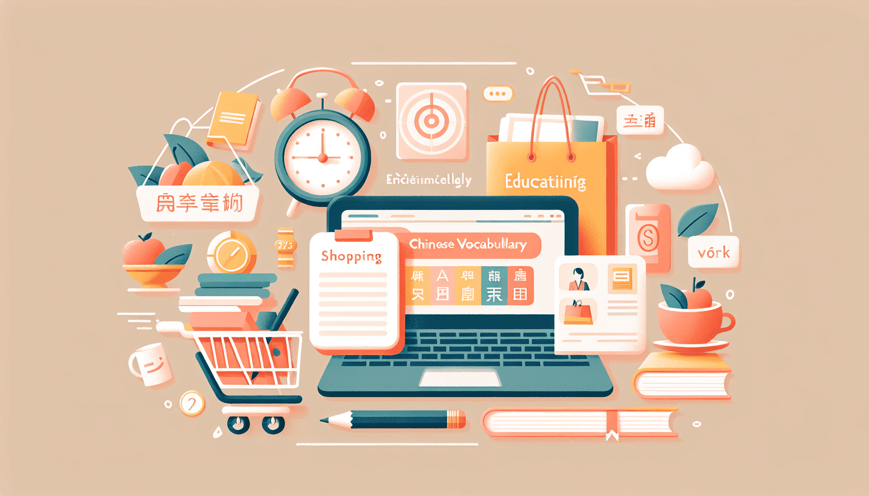 Từ Vựng Tiếng Trung Thực Dụng: Mua Sắm, Ăn Uống, Công Việc