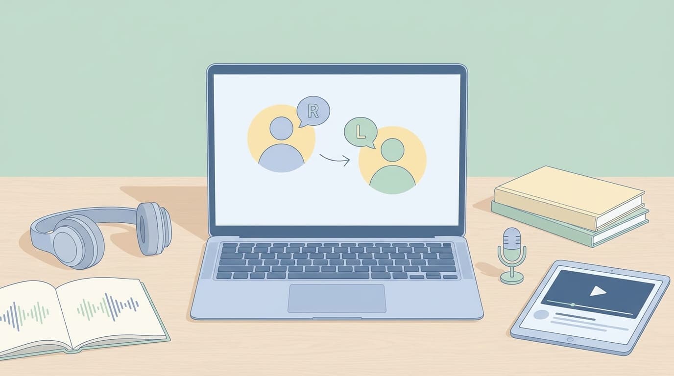 Learn English Online: Fix R and L with Video Mimicry