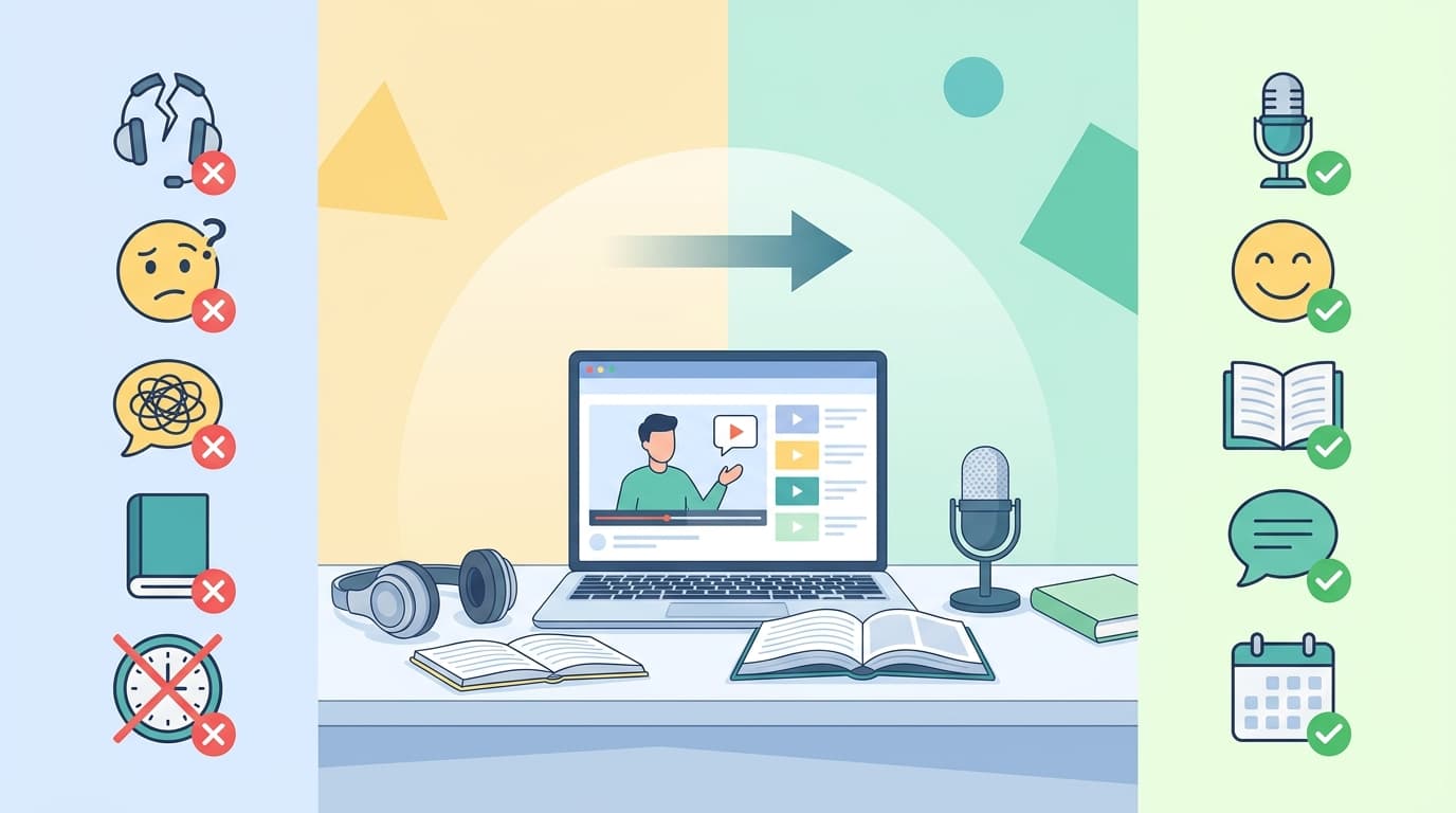 5 sai lầm luyện nói tiếng Anh online và cách sửa