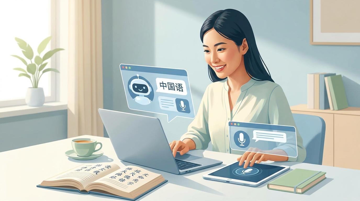 Cách luyện nói tiếng Trung phỏng vấn cùng AI Chatbot siêu dễ
