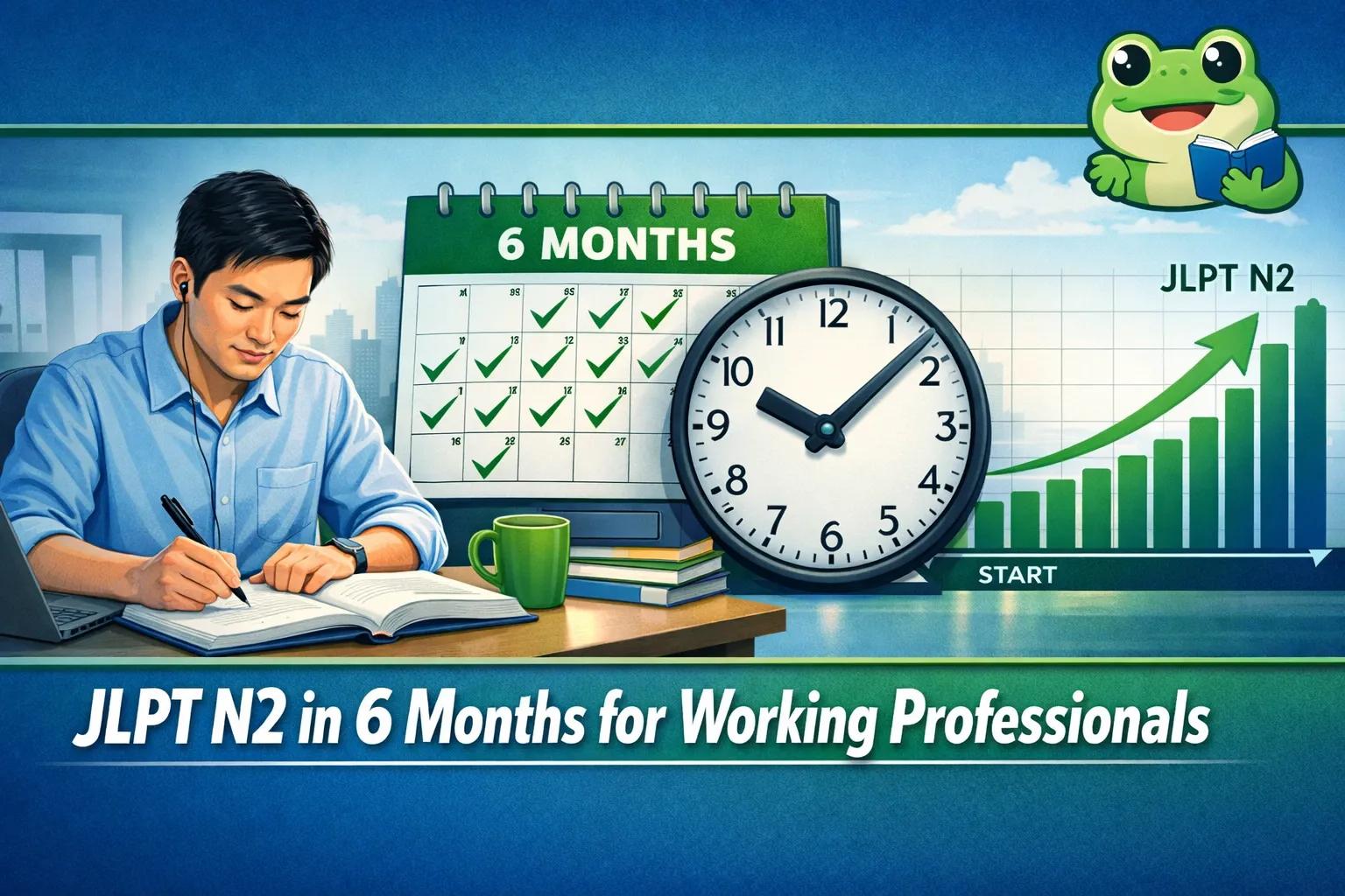 Bí Kíp Đạt JLPT N2 Trong 6 Tháng Dành Cho Người Đi Làm