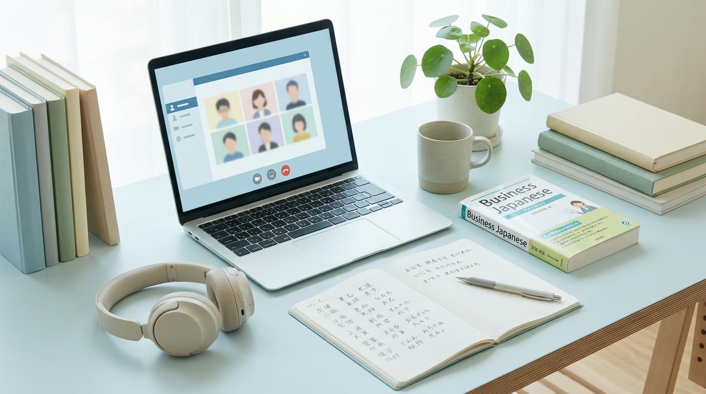 Luyện nghe tiếng Nhật Business: Bí quyết nghe hiểu họp online