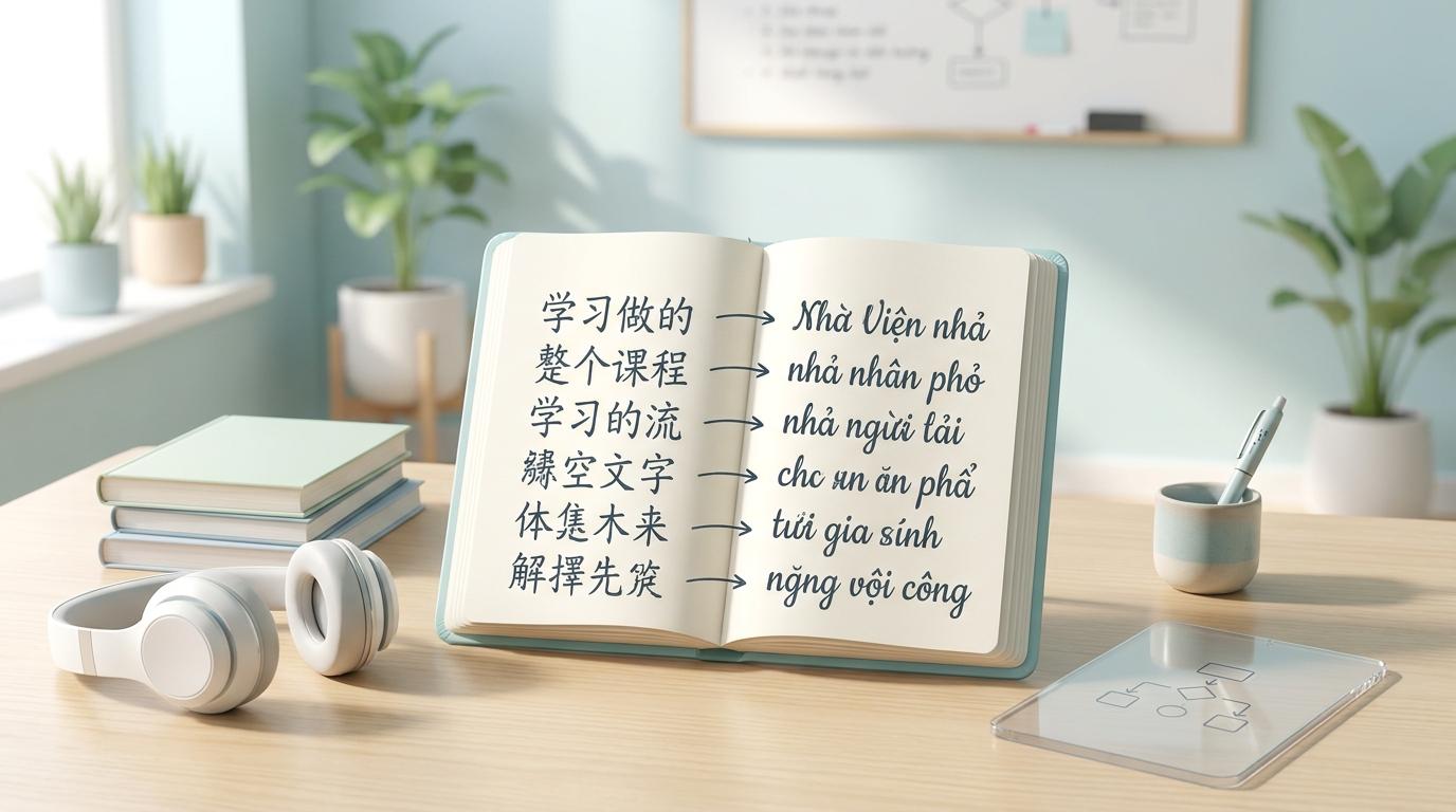 Bảng Đối Chiếu 100 Từ Hán-Việt: Bí Quyết Học Từ Vựng Cấp Tốc